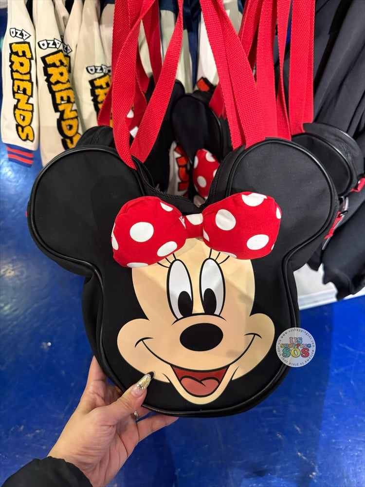 DLR/WDW - Minnie Mouse Big Face Crossbody Bag
