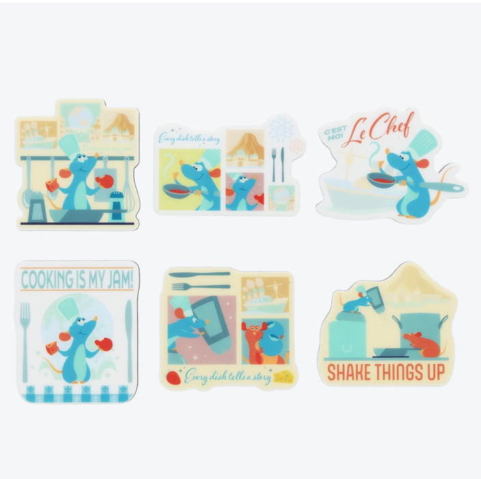 TDR - 2026 Food and Wine Festival Collection x "Ratatouille" Remy Mystery Decorative Magnet Whole Box Set of 6 (Release Date: Apr 8, 2026)