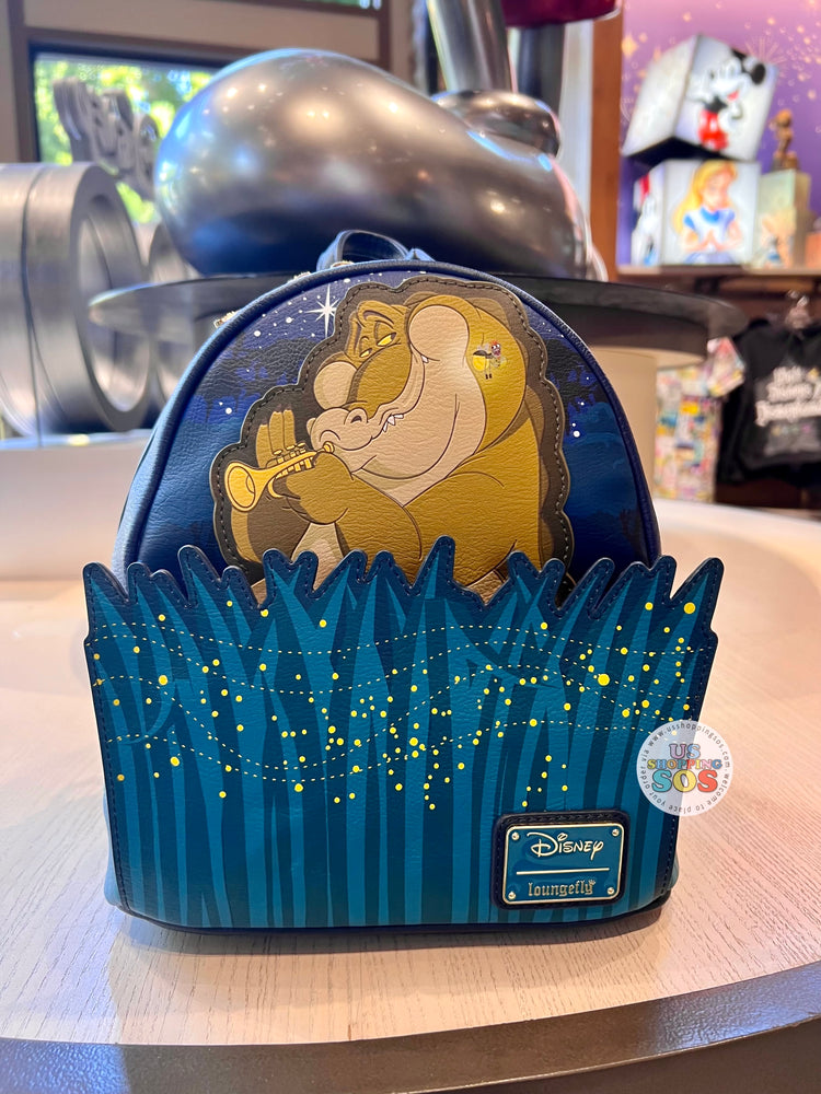Loungefly Louis and Ray Glow-in-the-Dark Disney100 Mini Backpack