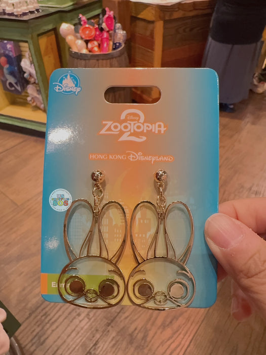 HKDL - Zootopia 2 x Judy Hopps Big Face Earrngs Set