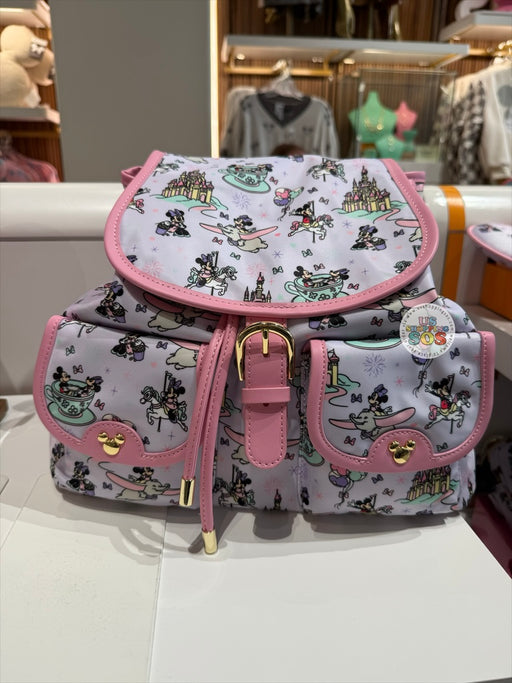 DLR/WDW - Stoney Clover Lane - Mickey & Minnie Park Fun 2026 - All-Over-Print Backpack