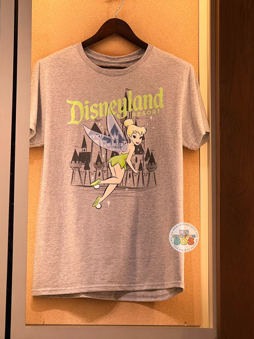 DLR - Disneyland Resort Tinker Bell & Castle Heather Grey Graphic Tee