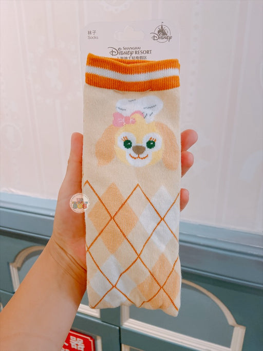 SHDL - Duffy & Friends Campus Style x CookieAnn Checkered Pattern Socks for Adults