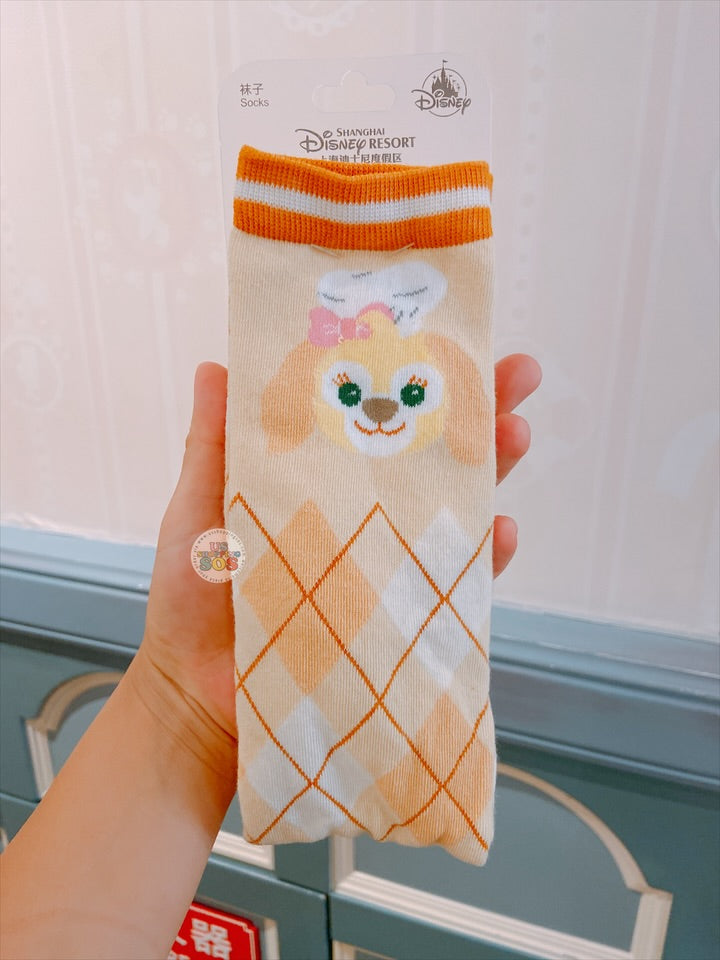 SHDL - Duffy & Friends Campus Style x CookieAnn Checkered Pattern Socks for Adults