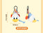 China Exclusive- Mickey & Friends ‘Enjoy Sweet Life’ x Donald Duck Skateboard Plush Keychain
