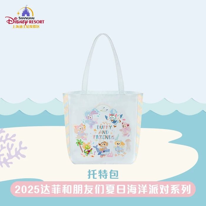 SHDL - 2025 Duffy & Friends Summer Ocean Collection x Duffy & Friends Tote Bag (Release Date: July 8, 2025)