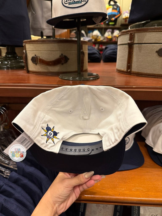 DLR - Disney California Adventure Park Skyline 2026 - White/Navy Baseball Cap (Adult)