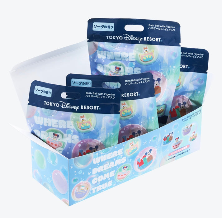 TDR - Tokyo Disney Resort Mickey & Friends Secret Mystery Bath Ball & Figures Whole Set of 4