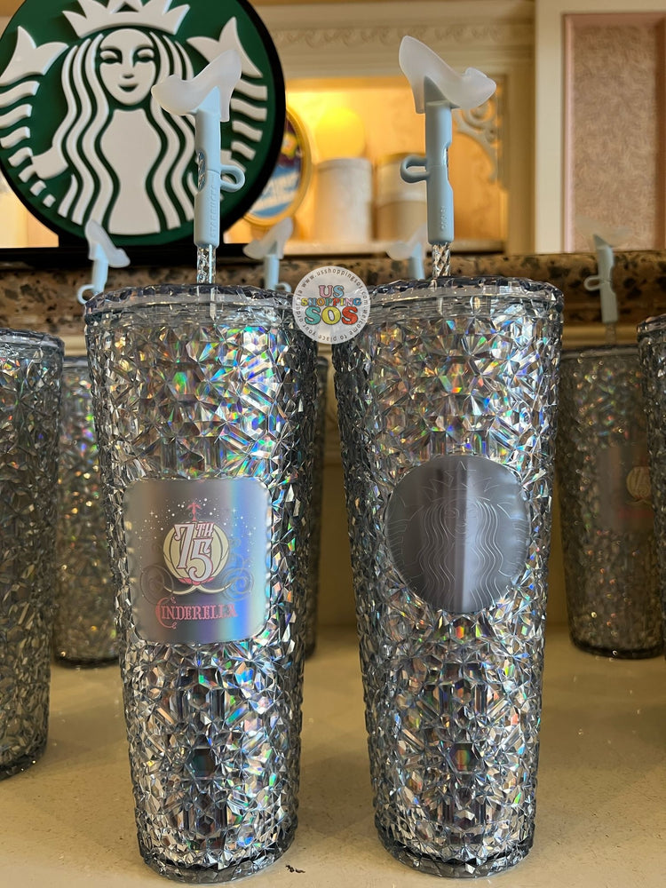 DLR/WDW - Cinderella 75th Anniversary - Starbucks Cold Cup Tumbler