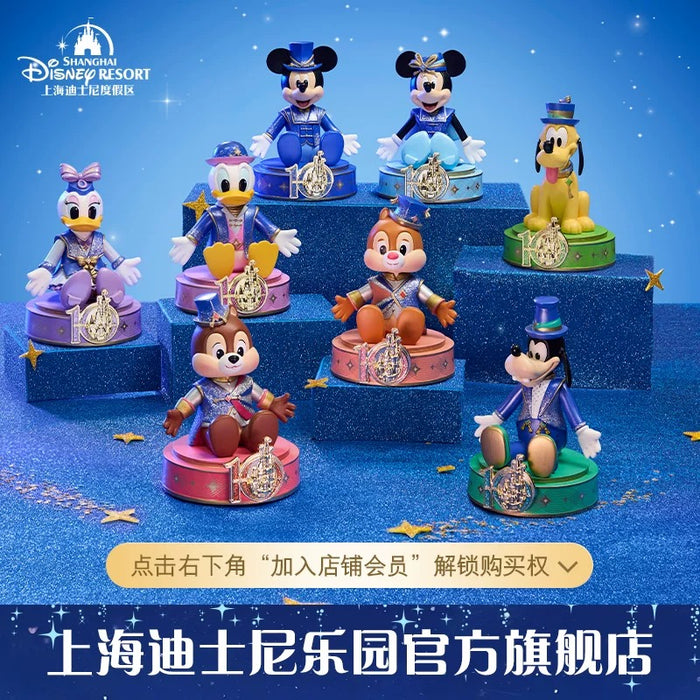 SHDL - 2026 Mickey & Friends 10th Birthday Celebration Collection x Mickey & Friends Bobbin Head Figure Blind Box (Release Date: Mar 20, 2026)