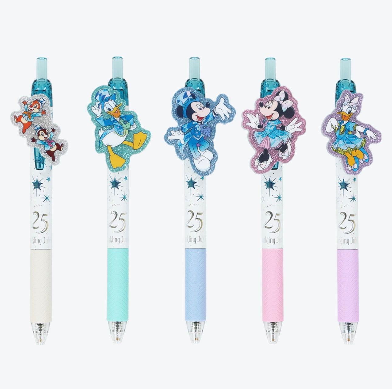 TDR - Tokyo DisneySea 25th Anniversary "Sparkling Jubilee" x Mickey & Friends Energel Ballpoint Pen Set of 5 (Release Date: Apr 8, 2026)
