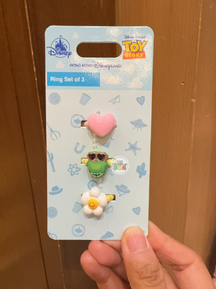 HKDL - 2026 Toy Story 5 x Rex Rings Set of 3