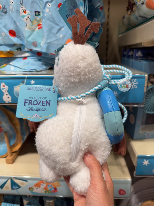 HKDL -  2026 World of Frozen Collection x Olaf Plush Shaped Shoulder Bag