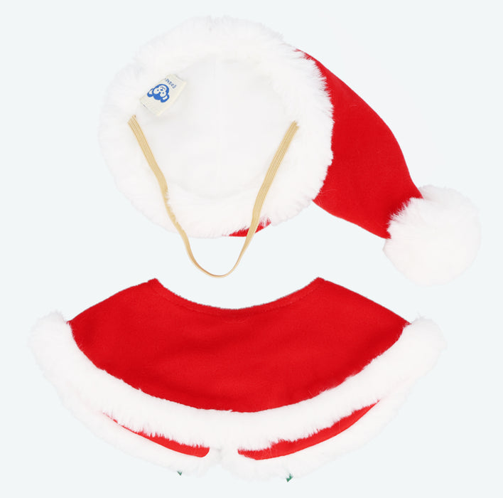 TDR - Duffy & Friends "Wintery Snowman" Collection x Santa Hat & Cape Plush Toy Costume (Release Date: Nov 4, 2025)