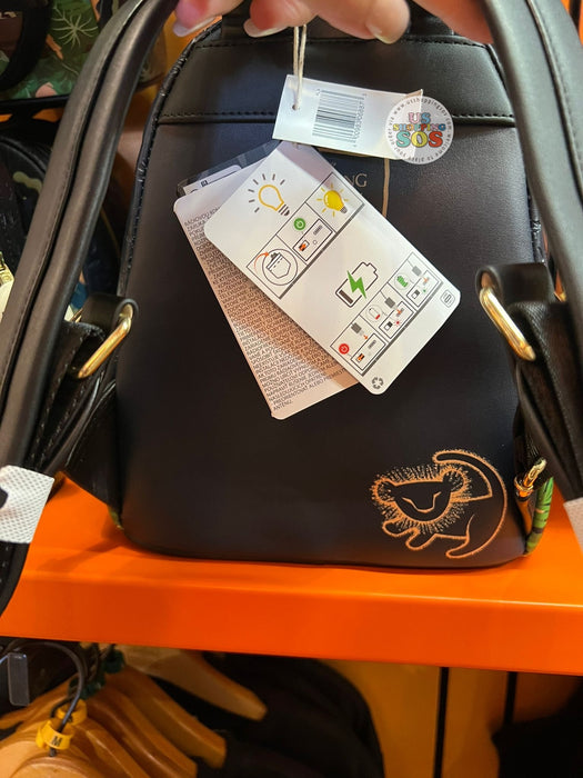 DLR/WDW - The Lion King - Loungefly Simba, Timon & Pumbaa Hakuna Matata Light-Up Backpack