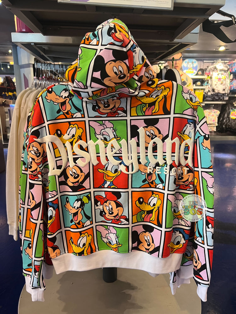 DLR/WDW - Classic Mickey & Friends - Character Portrait Collage Pullover (Adult)
