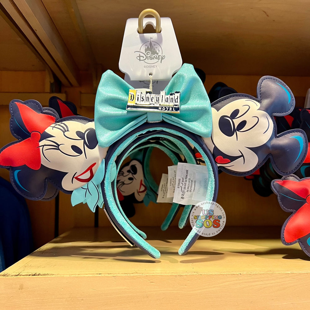 DLR - Disneyland Hotel - Loungefly Mickey & Minnie Imitation Leather Ear Headband