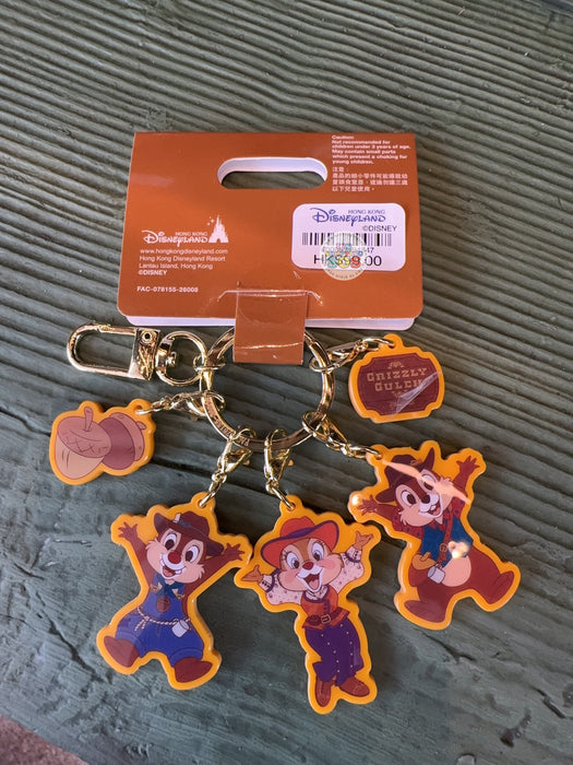 HKDL - 2026 Chip & Dale Grizzly Gulch Collection x Chip & Dale and Clarice Acrylic Keychain