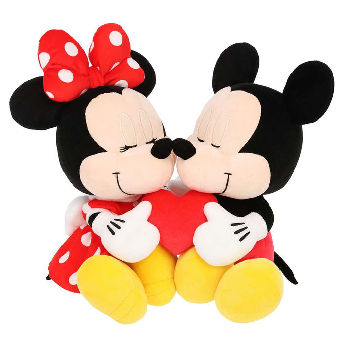 TDR - Mickey & Minnie Mouse ‘Touching Heart’ Plush Toy