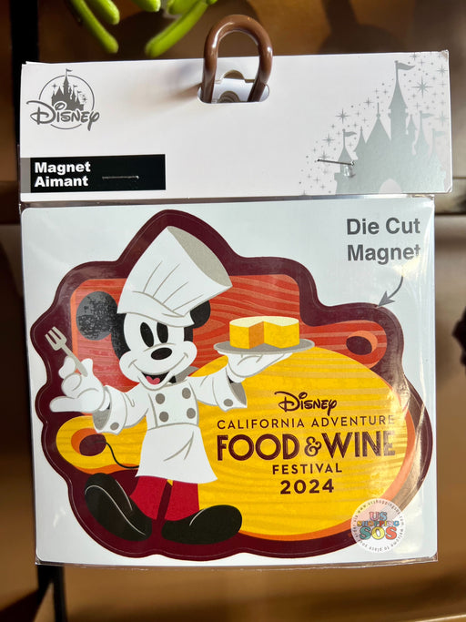 DLR - Food & Wine 2024 - Mickey Chef Die-Cut Magnet