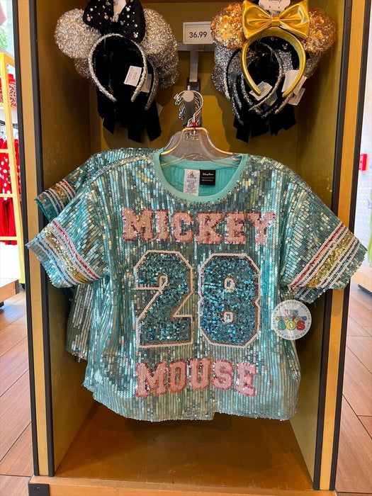 DLR/WDW - Her Universe Mickey Mouse Balloons All-Sequin Cropped Top (Adult)