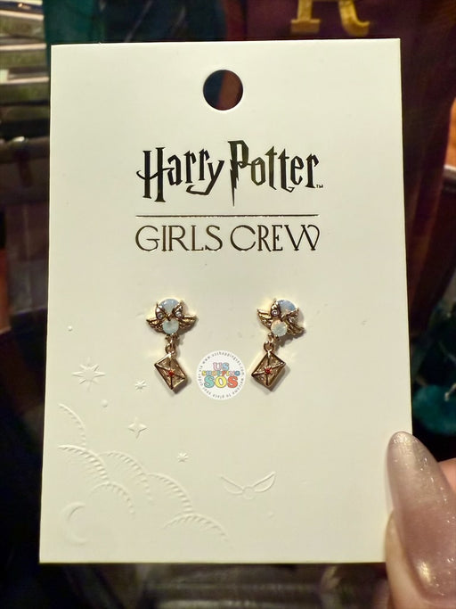 Universal Studios - The Wizarding World of Harry Potter - Girls Crew Hedwig Gold Dangle Earrings