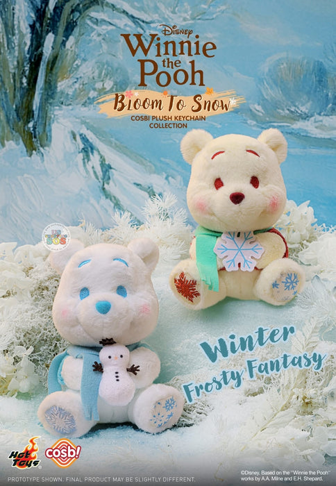 Hot Toy Cosbi - Winnie the Pooh ‘Bloom to Snow’ Plush Keychain Blind Box