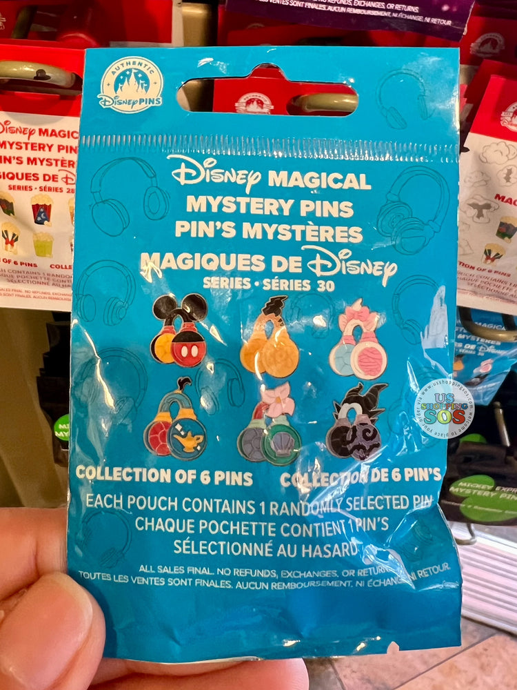DLR/WDW - Magical Mystery Pins - Series 30 (Character Headphone)