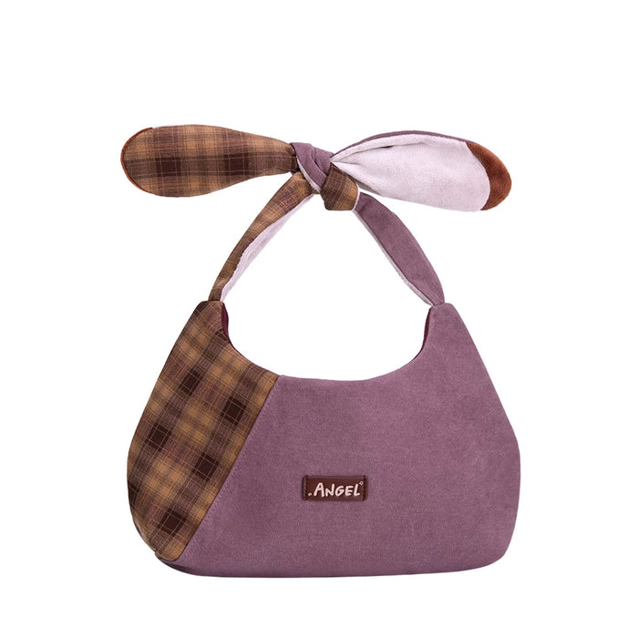 SHDS - 2026 Lilo & Stitch Space Desert Collection x Angel Retro Plaid Handbag/Tote Bag (Release Date: Apr 1, 2026)