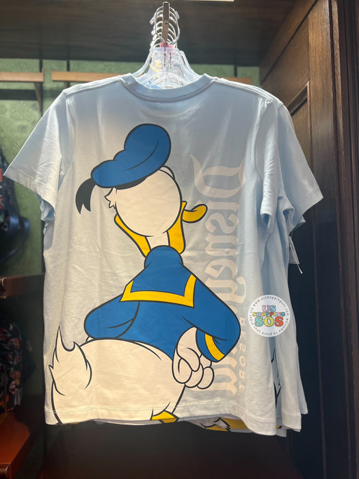 DLR/WDW - Classic Mickey & Friends - Donald Double-Sided Light Blue Graphic T-shirt (Adult)