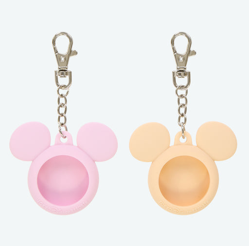 TDR - Mickey Mouse Head Shaped "Button Badge" Holder Set Color: Pink & Orange (Release Date: Apr 18)