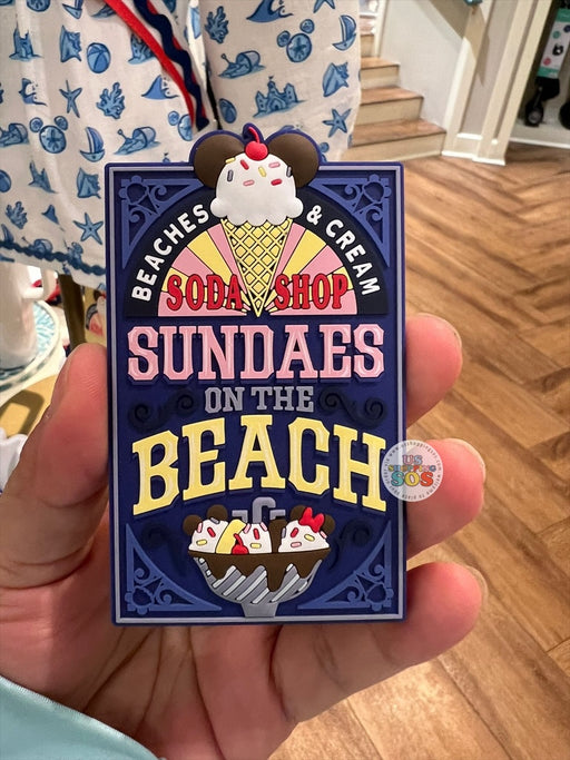 WDW - Disney’s Beach Club Resort 2026 - Beach & Cream Soda Shop Magnet