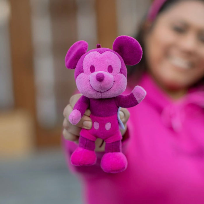DLR/WDW - Logo Mania 2026 Fantasyland Feels - Bright Pink Mickey nuiMOs Plush Toy