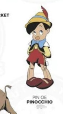 DLP - 2026 Pinocchio Pin Badge
