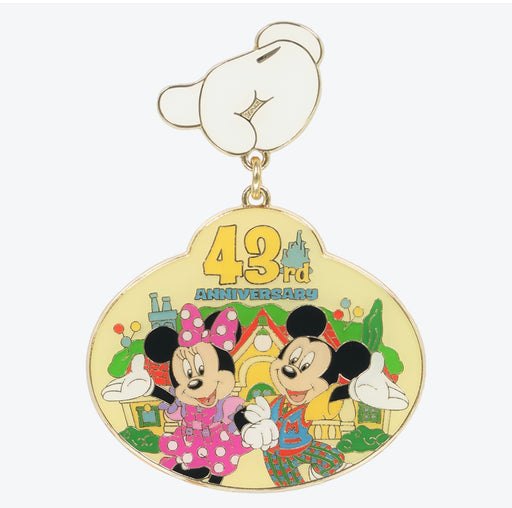 TDR - 2026 Tokyo Disneyland 43rd Anniversary Collection x Mickey & Minnie Mouse Pin Badge (Release Date: Apr 15, 2026)