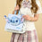 China Exclusive- Stitch Plushy Big Face “Checkered Style’ 2 Ways Bag (Backpack & Shoulder Bag)