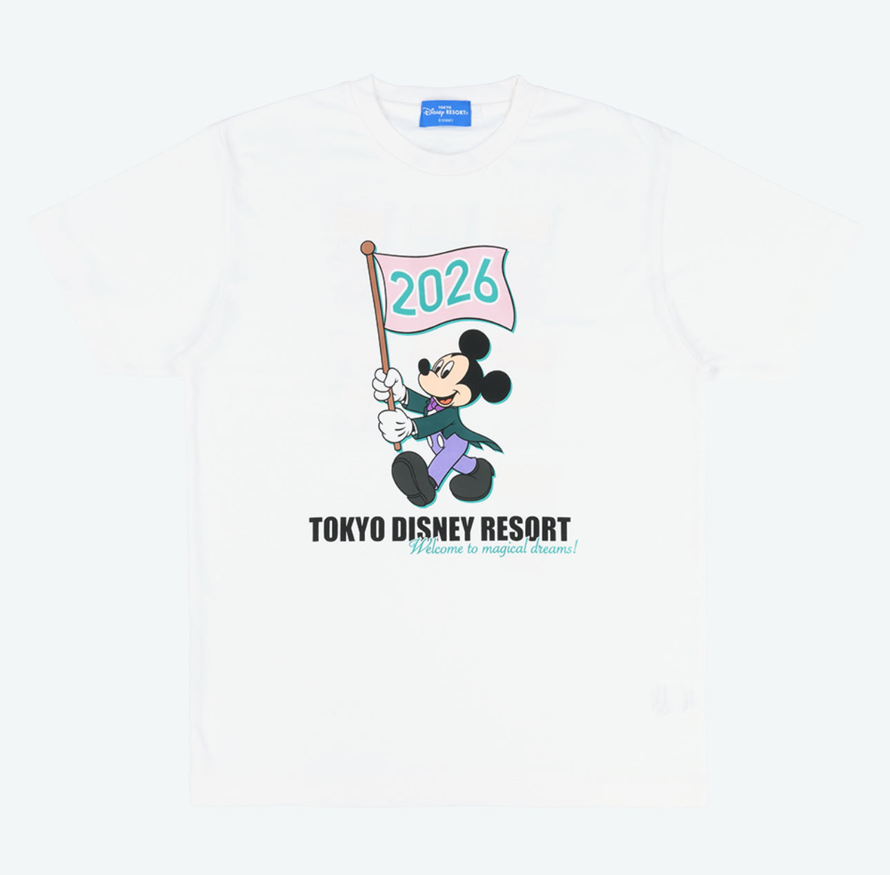 TDR - Tokyo Disney Resort Mickey Mouse "2026" T Shirt for Adults