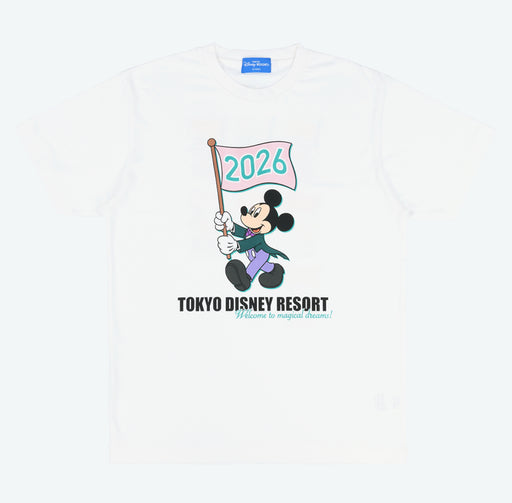 TDR - Tokyo Disney Resort Mickey Mouse "2026" T Shirt for Adults