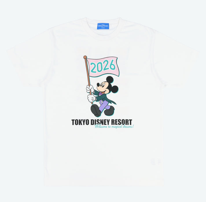 TDR - Tokyo Disney Resort Mickey Mouse "2026" T Shirt for Adults