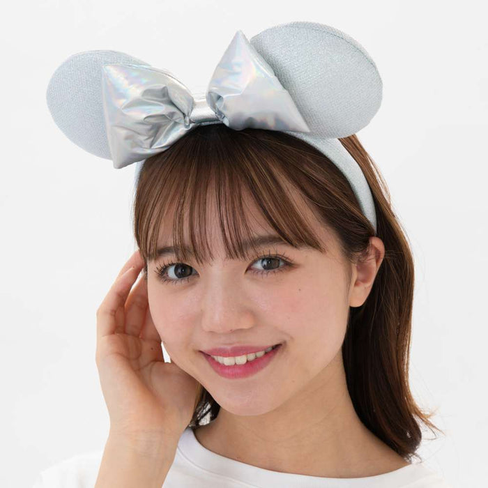 TDR - Minnie Mouse Glittering Metallic Ear Headband Color: Silver (Release Date: May 8, 2025)