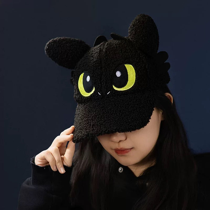 Universal Studio Beijing - How to Train Your Dragon x Toothless Fluffy Hat/Cap for Adults
