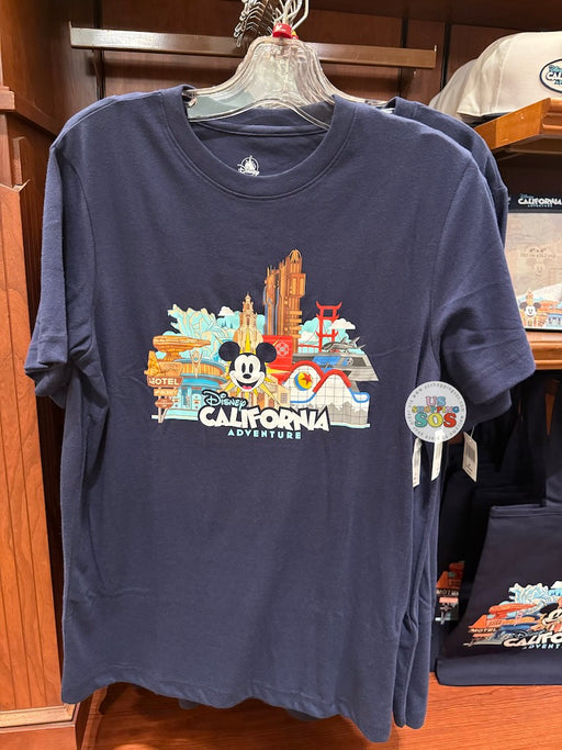 DLR - Disney California Adventure Park Skyline 2026 - Navy T-shirt (Adult)