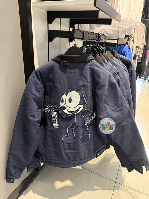 Universal Studios - Felix the Cat - Black Navy Zip Jacket (Adult)