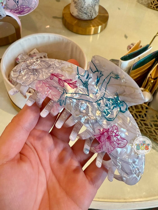 DLP - Tinker Bell Floral Pastal - Claw Hair Clip