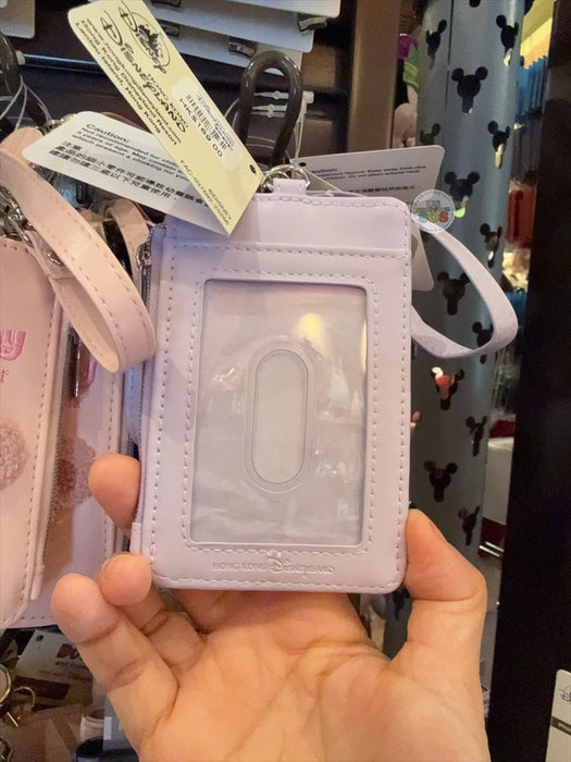 HKDL - Duffy & Friends x StellaLou Embroidered Card Holder with Retractable Badge Reel Carabiner