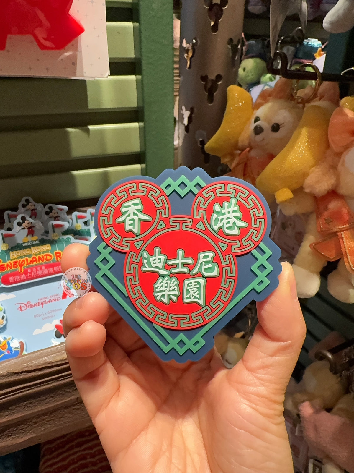 HKDL - Hon Kong Disneyland Wording Neon Signs Magnet — USShoppingSOS