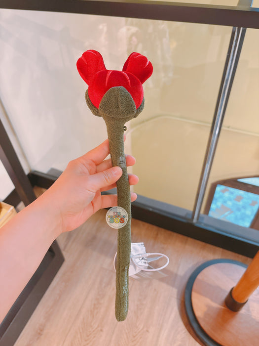 SHDL - Fluffy Bloom Garden x Mickey Mouse Head Shaped Red Color Plushy /Stuffed Flower