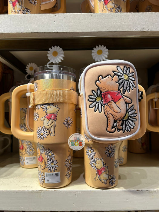 DLR/WDW - Winnie the Pooh Pouch and Stainless Steel Travel Tumbler