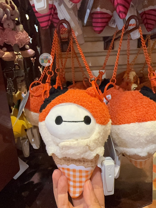 HKDL - 2026 Ice Cream Cone x Baymax Plush Keychain