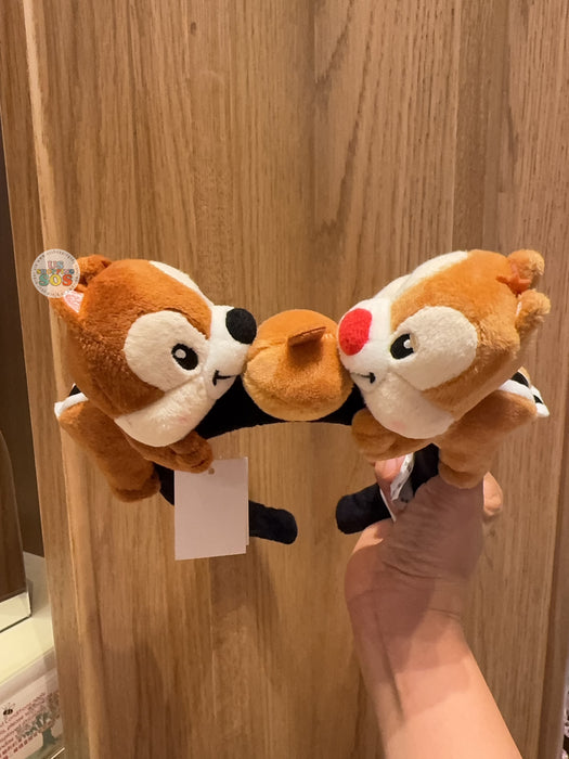 HKDL - Chip & Dale with Chestnut Headband